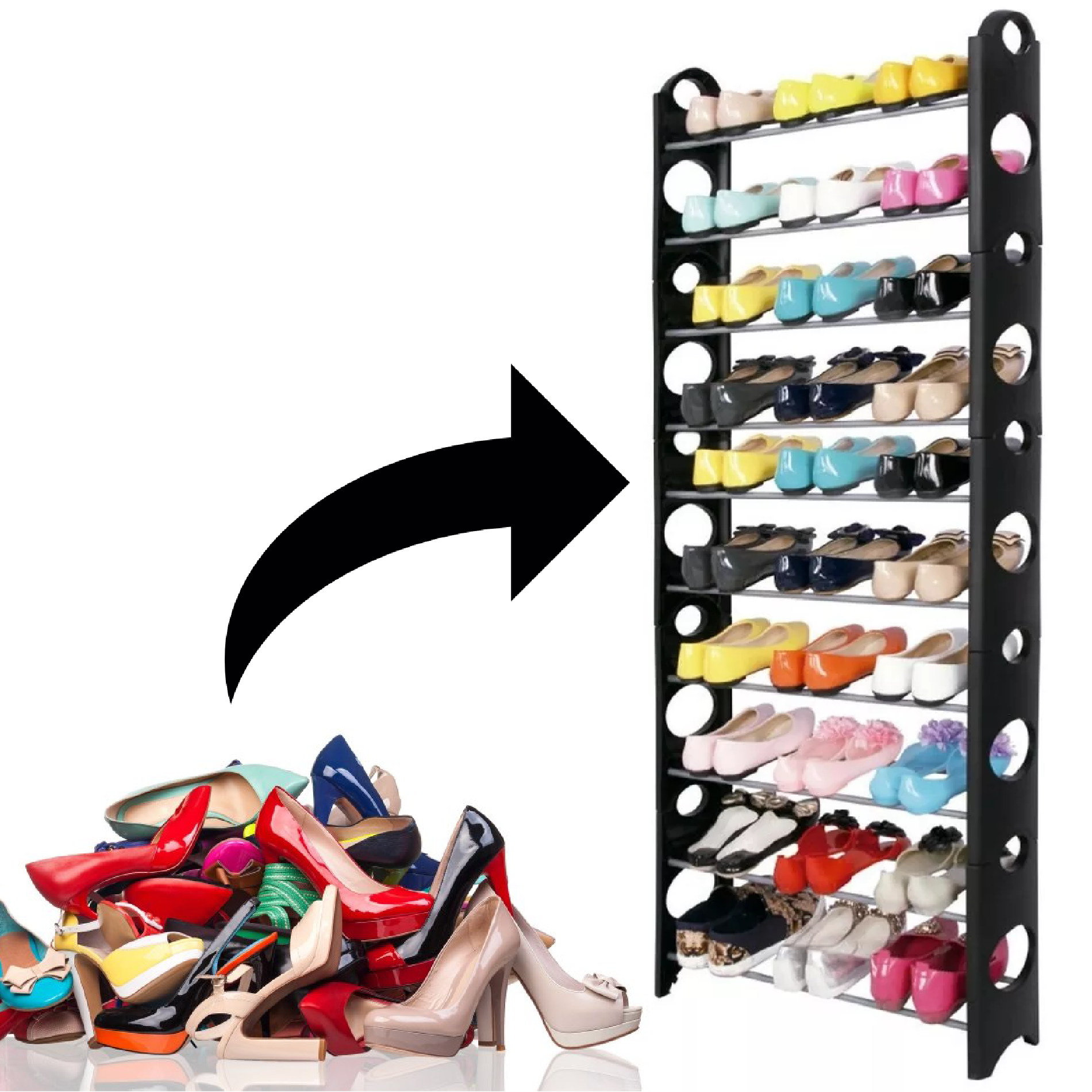 Miniatura 7 de Zapatero 10 Niveles Robusto Ajustable